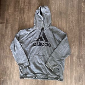 Adidas Gray Men’s Hoodie Size L